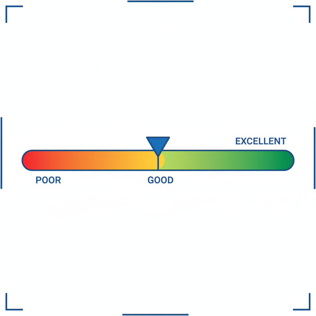 person holding shield with star representing excellent credit score