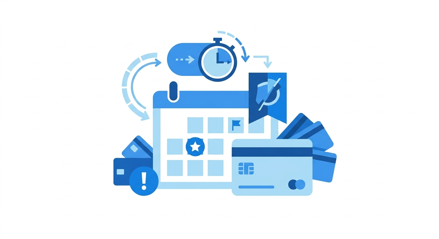 calendar countdown with credit card promotional period deadline