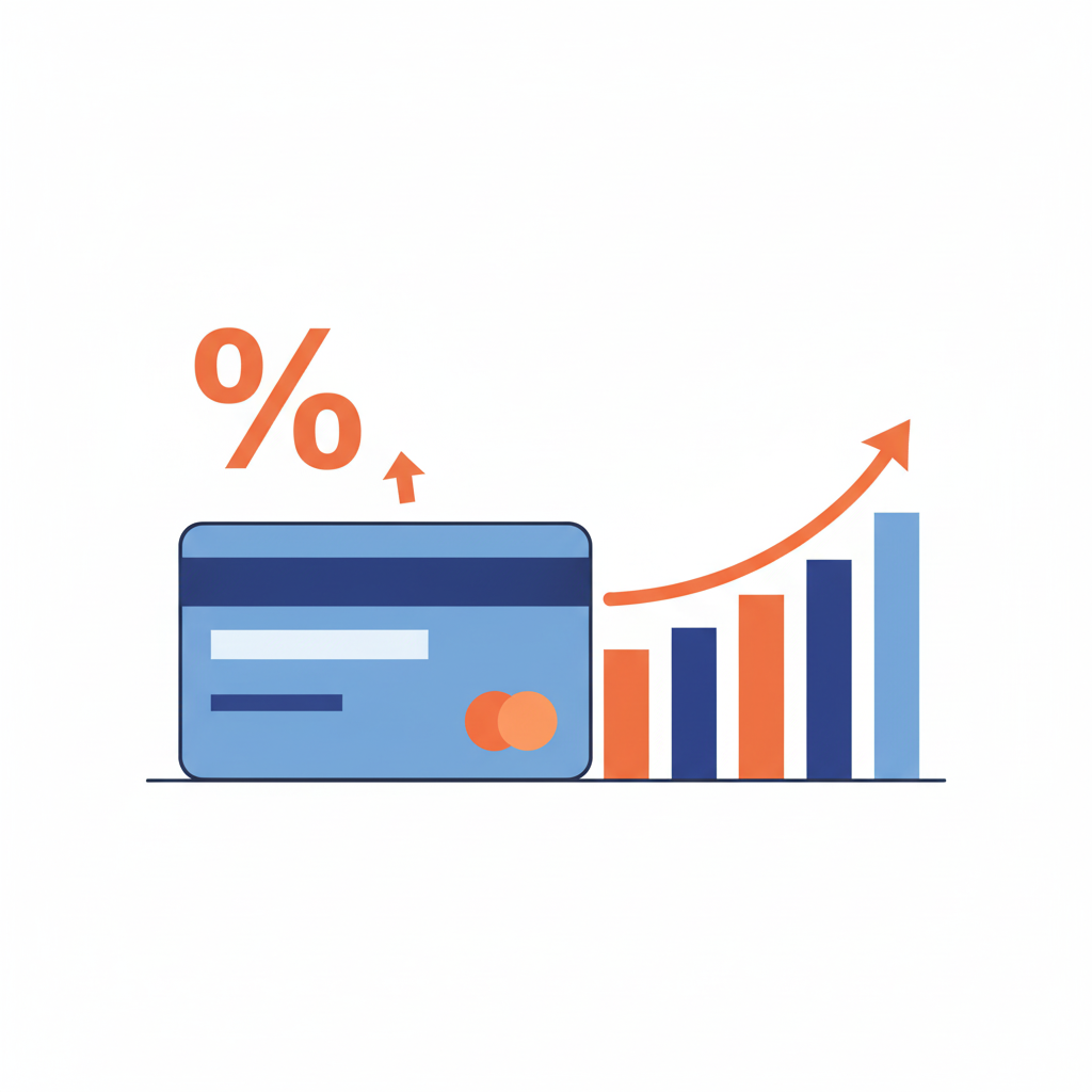 calendar with daily interest charges accumulating as stacking coins